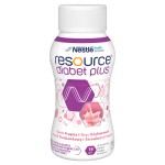 Nestlé Resource Diabet Plus Complément nutritionnel liquide, saveur fraise, 800 ml (4 x 200 ml)