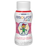 Nestlé Resource Junior Flüssiges Nahrungspräparat für Kinder, Erdbeergeschmack 800 ml (4 x 200 ml)