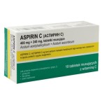 ASPIRIN C * 10 TABL.MUS.    IR/PHPT/BG