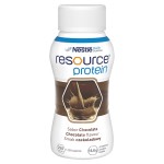 Nestlé Resource Protein Liquid nutriční přípravek, čokoládová příchuť, 800 ml (4 x 200 ml)