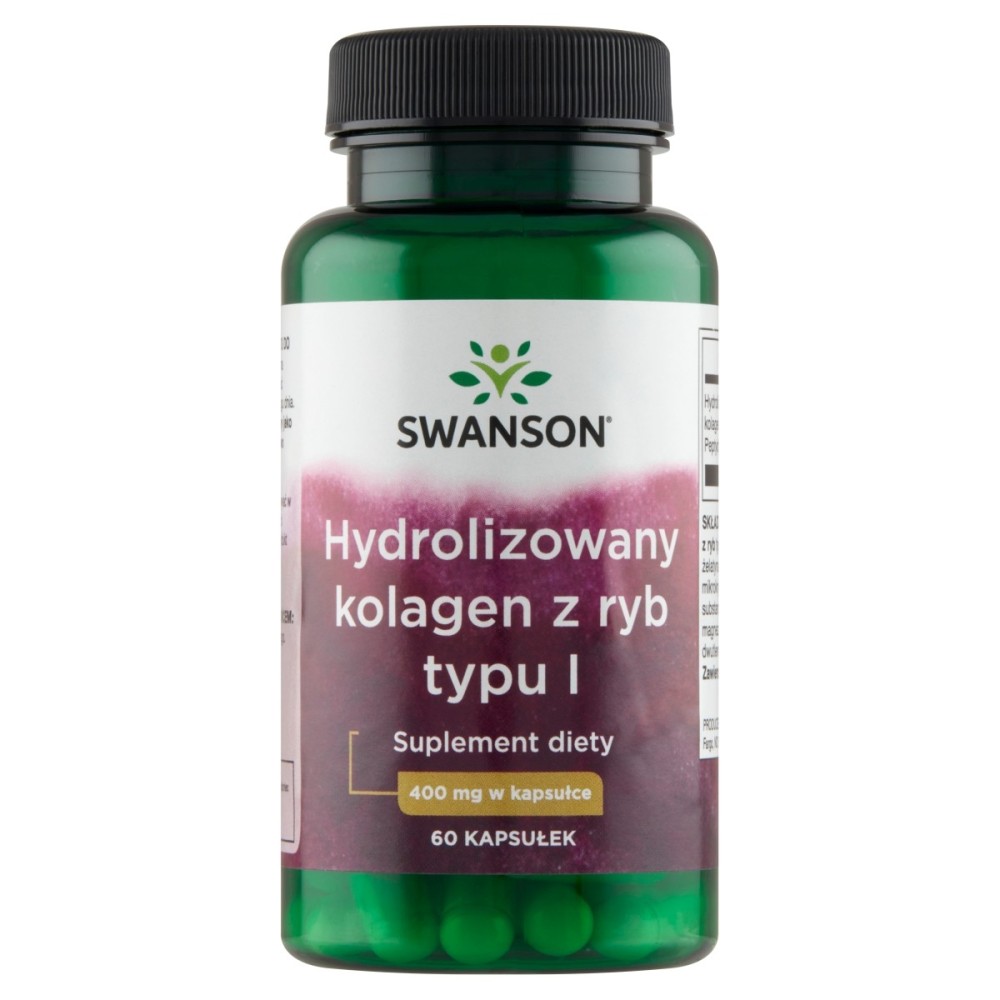 Swanson Suplement diety hydrolizowany kolagen z ryb typu I 37 g (60 sztuk)