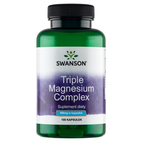 Swanson Suplement diety triple magnesium complex 99 g (100 sztuk)