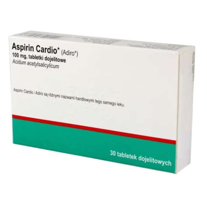 Aspirin Cardio tabl.dojelit. 0,1g 30tabl.