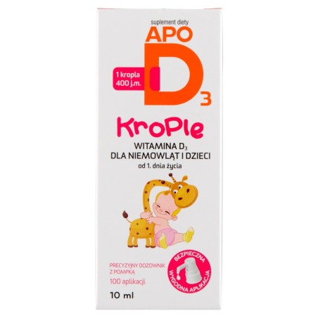 ApoD3 400 IU Dietary supplement drops 10 ml
