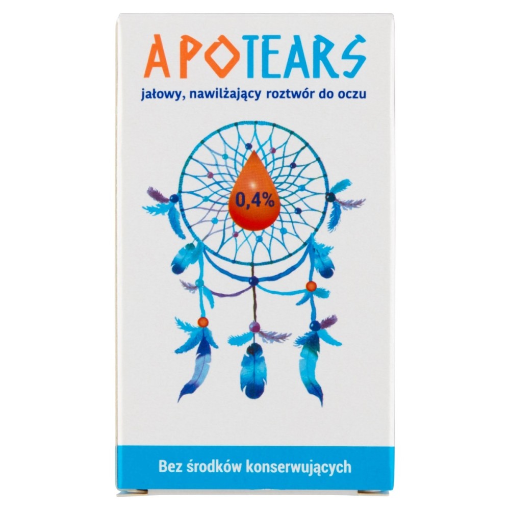 ApoTears Sterile feuchtigkeitsspendende Augenlösung 0,4 % 10 ml