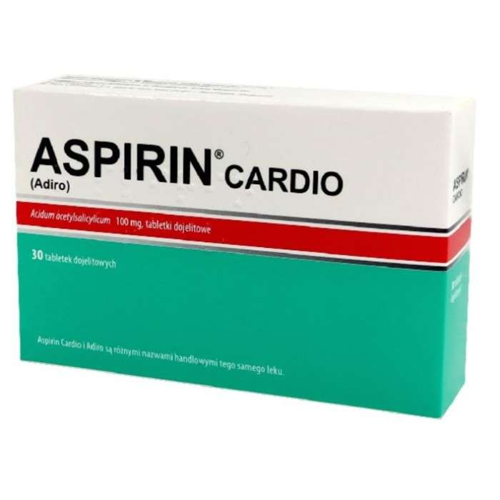 Aspirin Cardio tabl.dojelit. 0,1g 30tabl.