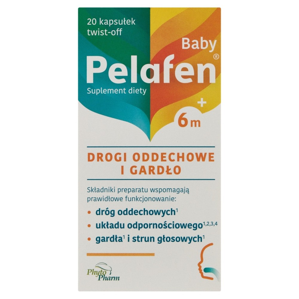 Pelafen Baby Dietary supplement liquid respiratory tract and throat fruit flavor 20 pieces