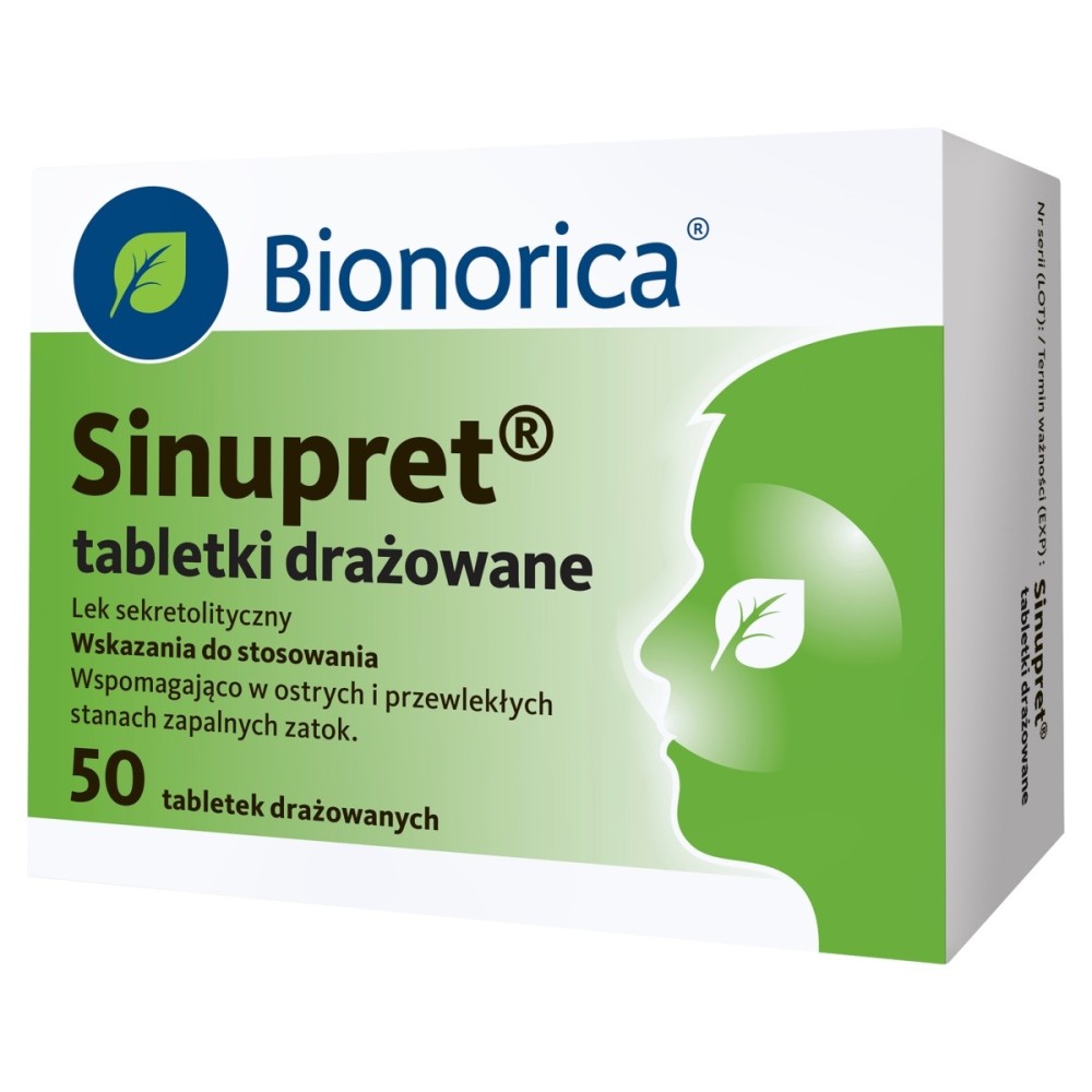 Bionorica Sinupret comprimés irrités 50 pièces