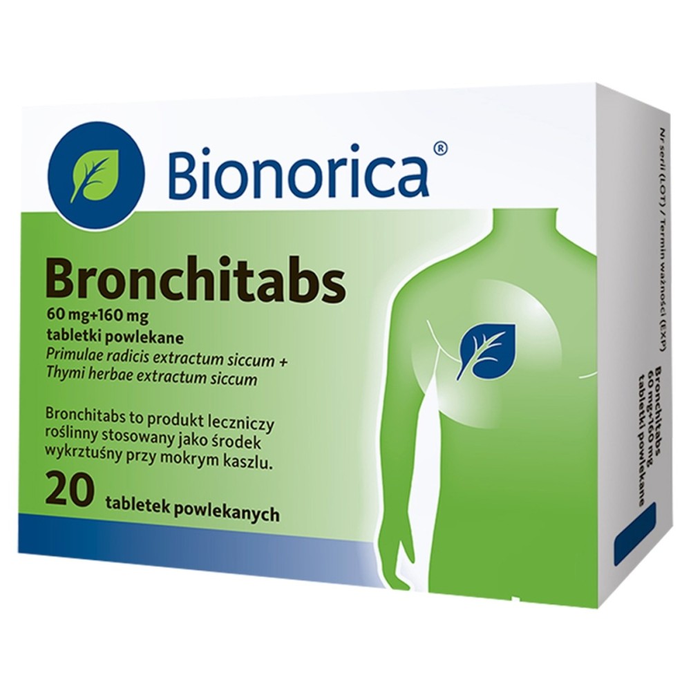 Bionorica Bronchitabs comprimés pelliculés 20 pcs.