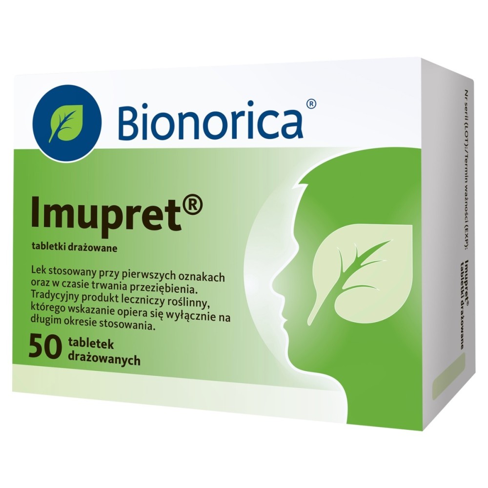 Bionorica Imupret Comprimidos irrigados 50 unidades