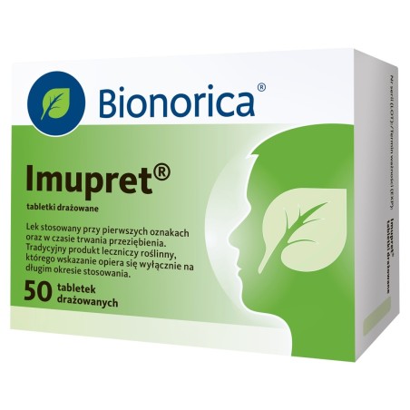 Bionorica Imupret Zavlažované tablety 50 kusů