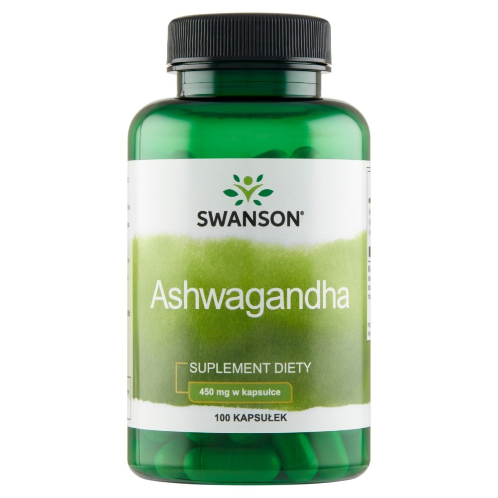 Swanson Doplněk stravy ashwagandha 450 mg 79 g (100 kusů)