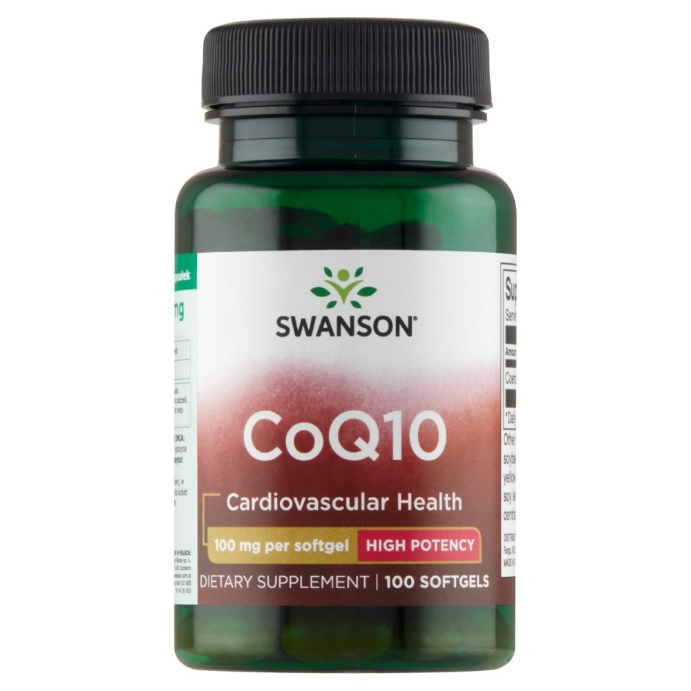 Swanson Complément alimentaire coenzyme Q10 100 mg 60 g (100 pièces)