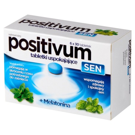 Positivum Sen Dietary supplement calming tablets 6 x 30 pieces