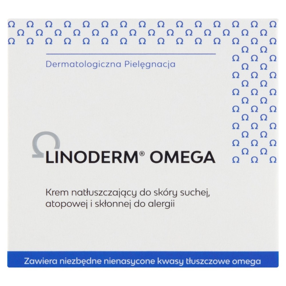 Linoderm Omega Feuchtigkeitscreme für trockene atopische und zu Allergien neigende Haut 50 ml