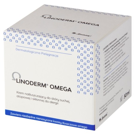 Linoderm Omega Crema idratante per pelle secca, atopica e allergica 50 ml