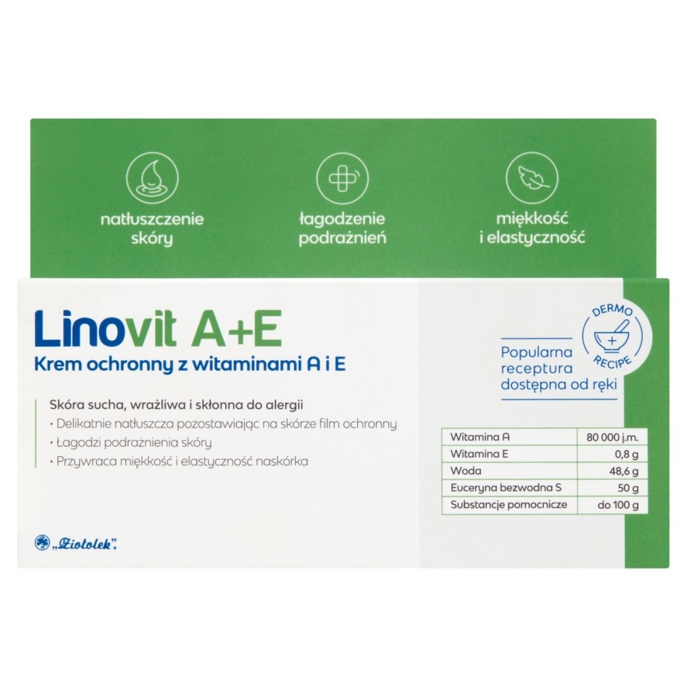 Linovit A+E Schutzcreme mit Vitamin A und E 50 g
