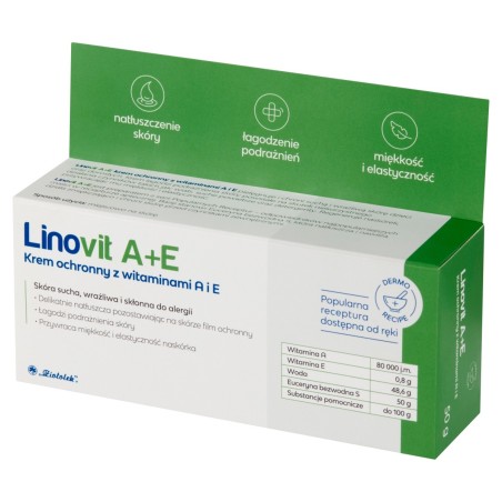 Linovit A+E Krem ochronny z witaminami A i E 50 g
