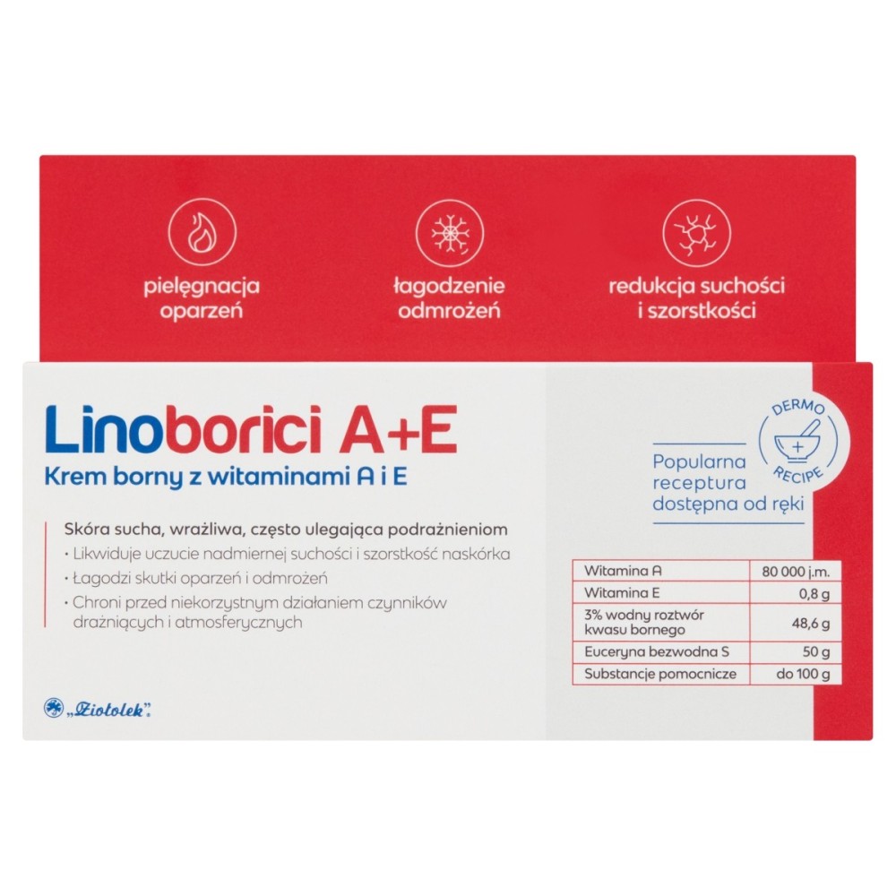 Linoborici A+E Borna cream with vitamins A and E 50 g