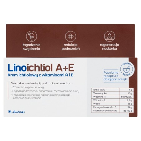 Linoichthyol A+E Crema di ittiolo con vitamine A ed E 50 g