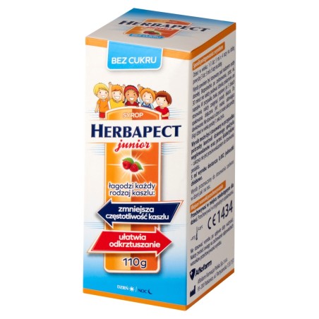 Herbapect Junior Syrop bez cukru dzień noc 110 g