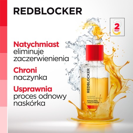 RedBlocker Koncentrat naprawczy do skóry wrażliwej i naczynkowej dzień noc 30 ml