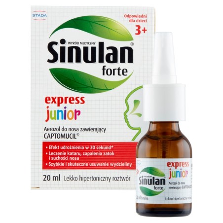 Sinulan Forte Express Junior Medical device nasal spray 20 ml