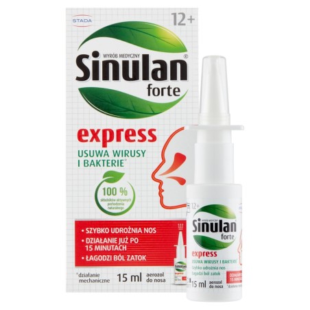Sinulan Forte Express Medical device nasal spray 15 ml