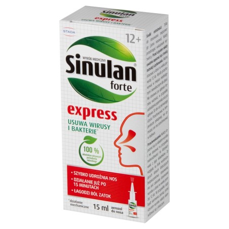 Sinulan Forte Express Dispositif médical spray nasal 15 ml