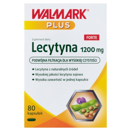 Walmark Plus Suplement diety lecytyna forte 136,4 g (80 sztuk)