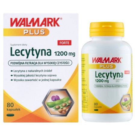 Walmark Plus Suplemento dietético lecitina forte 136,4 g (80 piezas)