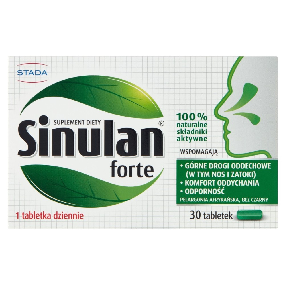 Sinulan Forte Suplement diety 13,5 g (30 sztuk)
