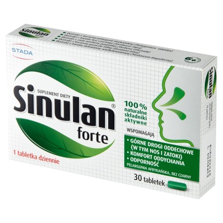 Sinulan Forte Suplemento dietético 13,5 g (30 piezas)