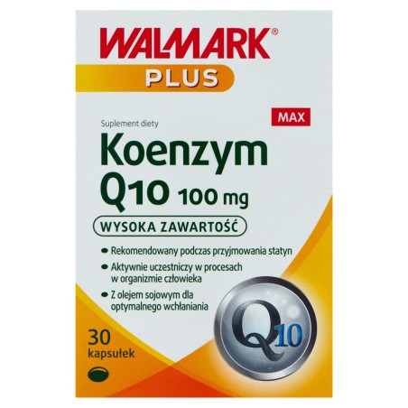 Walmark Plus Dietary supplement coenzyme Q10 max 100 mg 19.5 g (30 pieces)