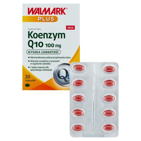 Walmark Plus Dietary supplement coenzyme Q10 max 100 mg 19.5 g (30 pieces)
