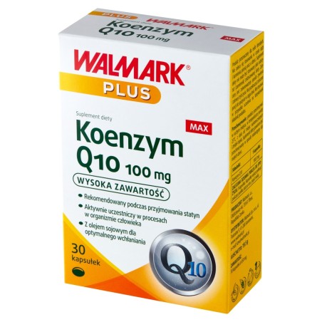 Walmark Plus Complément alimentaire coenzyme Q10 max 100 mg 19,5 g (30 pièces)