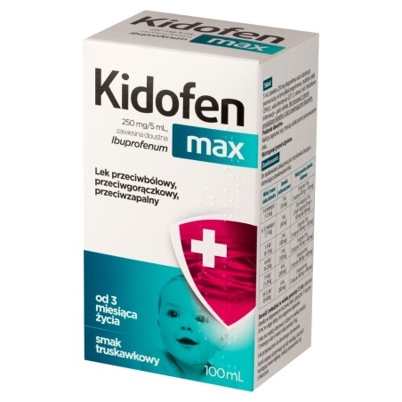 Kidofen Max Ibuprofenum 250 mg/5 ml Oral suspension 100 ml