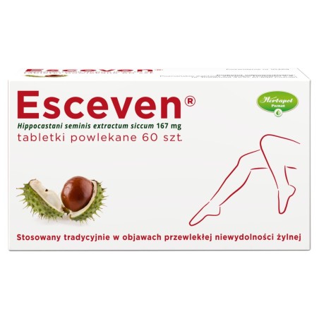 Esceven 167 mg Film-coated tablets 60 pieces