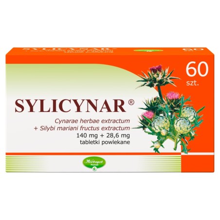 Sylicynar 140 mg + 28.6 mg Film-coated tablets 60 pieces