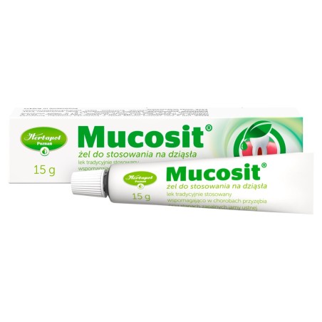 Mucosit Gel for use on gums 15 g