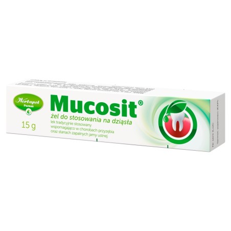 Mucosit Gel pour utilisation sur les gencives 15 g