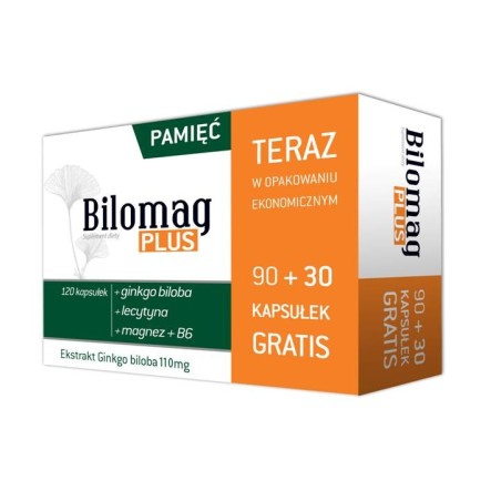 Emballage promotionnel Bilomag Plus, capsules 90+ 30
