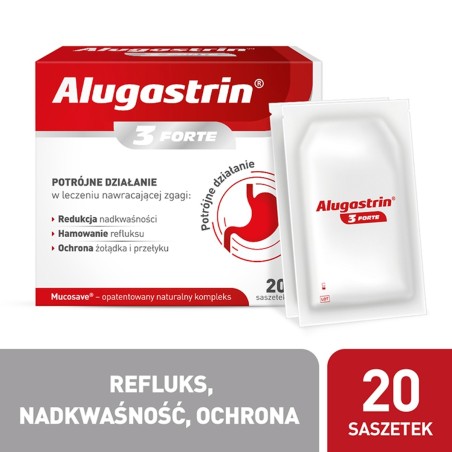 Alugastrin 3 Forte Dispositivo médico 60 g (20 x 3 g)