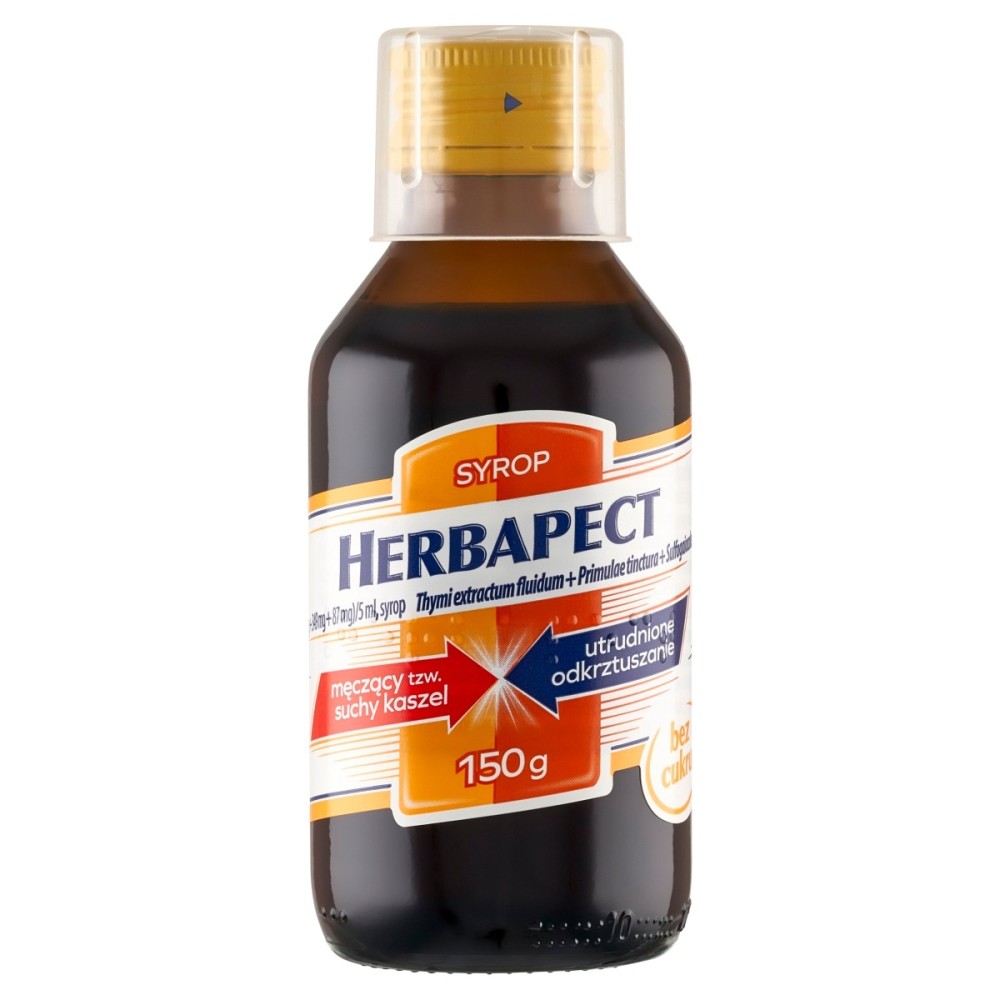 Herbapect 498 mg + 349 mg + 87 mg Sirop 150 g