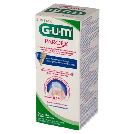 GUM Paroex 0,12 % CHX ústní voda 300 ml