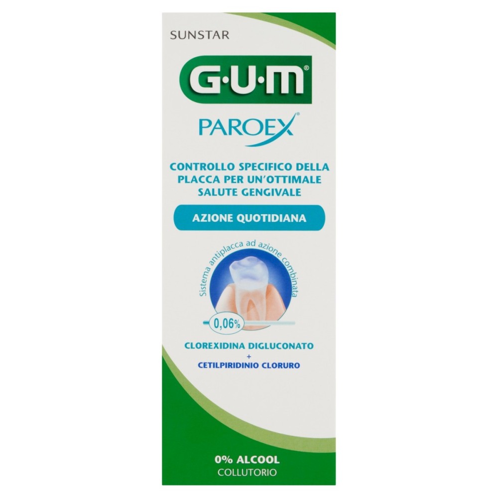 GUM Pareox 0.06% CHX Mouthwash 500 ml