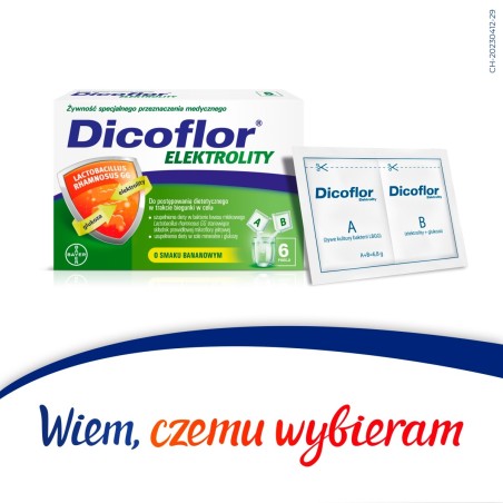 Dicoflor Food for special medical purposes electrolytes 40.8 g (12 pieces)