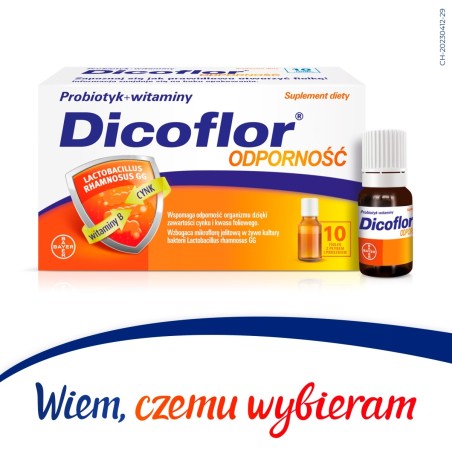 Dicoflor Immunity Integratore alimentare probiotici + vitamine 109,63 g (10 pezzi)