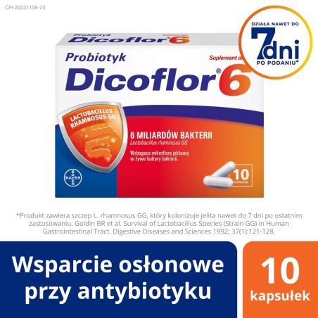 Dicoflor 6 Probiotic dietary supplement 2.7 g (10 x 0.27 g)
