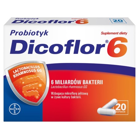 Dicoflor 6 Suplemento dietético probiótico 5,4 g (20 x 0,27 g)